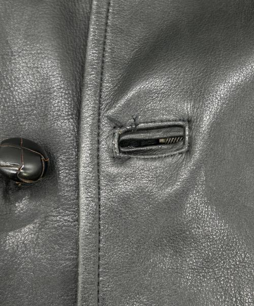 45rpm（45アールピーエム）45rpm (45アールピーエム) レザージャケット ブラック サイズ:SIZE 不明の古着・服飾アイテム