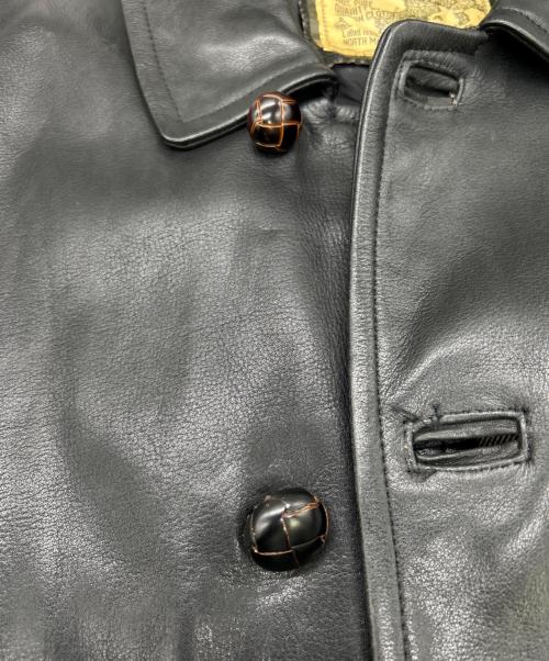 45rpm（45アールピーエム）45rpm (45アールピーエム) レザージャケット ブラック サイズ:SIZE 不明の古着・服飾アイテム