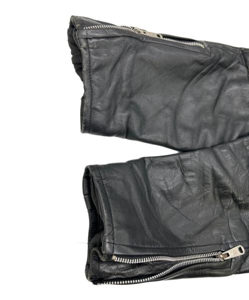 GINOLEATHER（ジーノ レザー）GINOLEATHER (ジーノ レザー) レザーライダースジャケット ブラック サイズ:SIZE Freeの古着・服飾アイテム