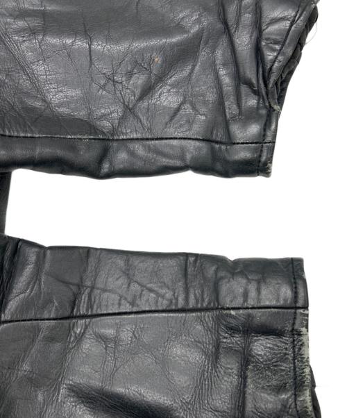 GINOLEATHER（ジーノ レザー）GINOLEATHER (ジーノ レザー) レザーライダースジャケット ブラック サイズ:SIZE Freeの古着・服飾アイテム