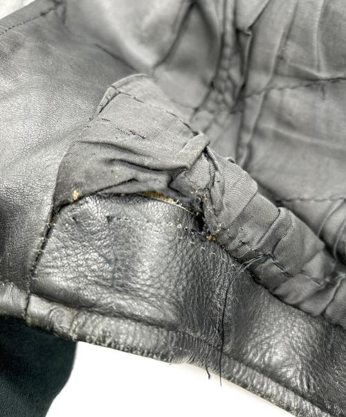 GINOLEATHER（ジーノ レザー）GINOLEATHER (ジーノ レザー) レザーライダースジャケット ブラック サイズ:SIZE Freeの古着・服飾アイテム