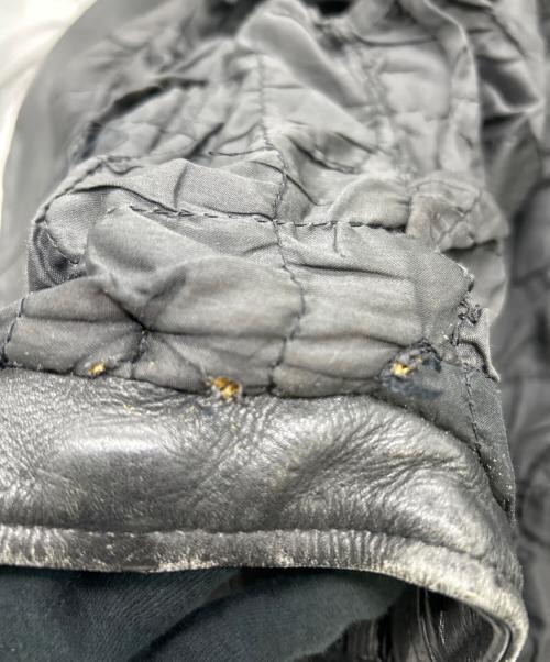 GINOLEATHER（ジーノ レザー）GINOLEATHER (ジーノ レザー) レザーライダースジャケット ブラック サイズ:SIZE Freeの古着・服飾アイテム