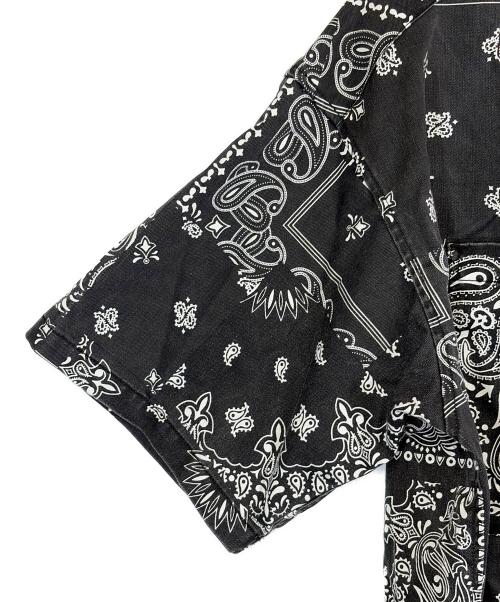 FREAK'S STORE（フリークスストア）FREAK'S STORE (フリークスストア) 半袖シャツ ホワイト×ブラック サイズ:SIZE Mの古着・服飾アイテム
