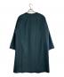 23区 (ニジュウサンク) カシミヤ混ノーカラーコート グリーン サイズ:SIZE 46（M）：10000円