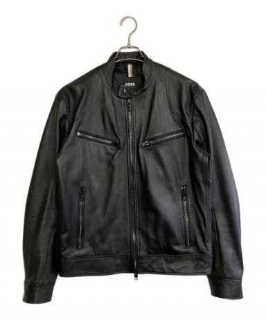 中古・古着通販】HUGO BOSS (ヒューゴ ボス) ラムレザージャケット