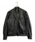 HUGO BOSS（ヒューゴ ボス）の古着「ラムレザージャケット」｜ブラック
