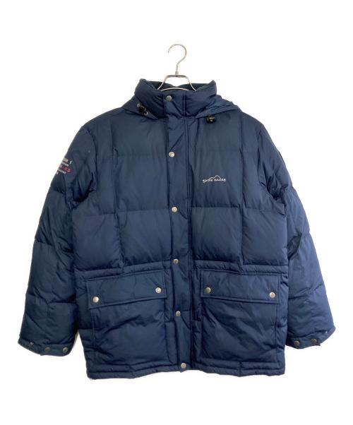 Eddie Bauer（エディーバウアー）Eddie Bauer (エディーバウアー) ダウンジャケット ネイビー サイズ:Lの古着・服飾アイテム
