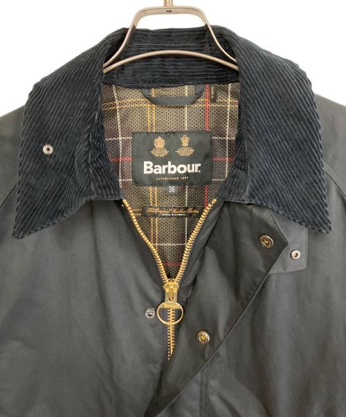 Barbour（バブアー）Barbour (バブアー) ピーチスキンコットンショートレングスブルゾン ブラック サイズ:SIZE 36の古着・服飾アイテム