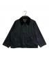 Barbour（バブアー）の古着「ピーチスキンコットンショートレングスブルゾン」｜ブラック