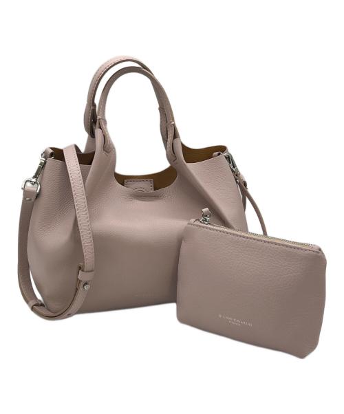 GIANNI CHIARINI（ジャンニ キアリーニ）GIANNI CHIARINI (ジャンニ キアリーニ) 2WAYバッグ ピンクの古着・服飾アイテム