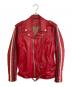 HYOMA（ヒョーマ）の古着「レザージャケット」｜レッド