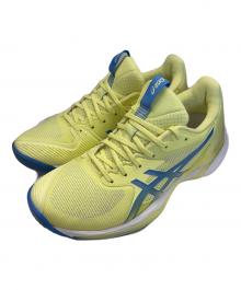 asics（アシックス）の古着「テニスシューズ」｜イエロー