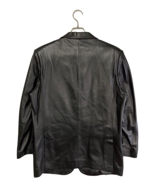 BALMAIN（バルマン）BALMAIN (バルマン) レザージャケット ブラック サイズ:Lの古着・服飾アイテム