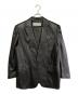 BALMAIN（バルマン）の古着「レザージャケット」｜ブラック