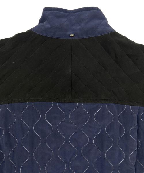 SPORT MAX（スポーツマックス）SPORT MAX (スポーツマックス) ハーフジップブルゾン ネイビー×ブラック サイズ:SIZE 36（S）の古着・服飾アイテム