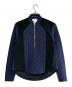 SPORT MAX（スポーツマックス）の古着「ハーフジップブルゾン」｜ネイビー×ブラック