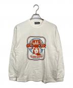 Hysteric Glamourヒステリックグラマー）の古着「長袖カットソー」｜ホワイト