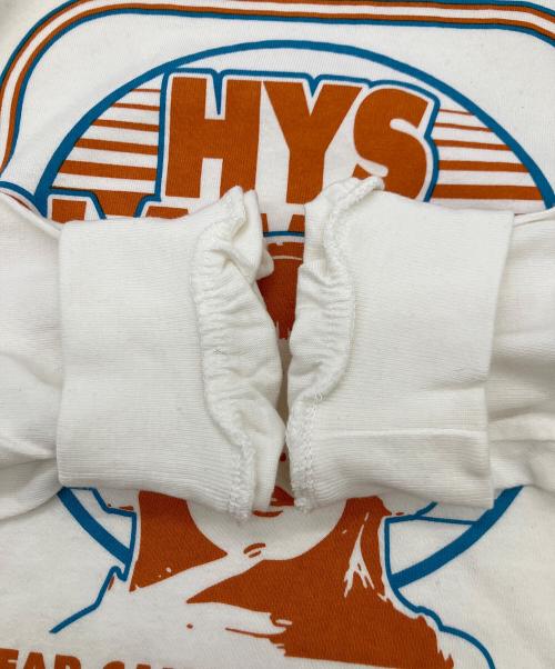 Hysteric Glamour（ヒステリックグラマー）Hysteric Glamour (ヒステリックグラマー) 長袖カットソー ホワイト サイズ:Lの古着・服飾アイテム