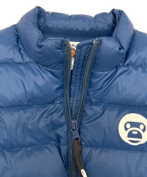 BAPE KIDS（ベイプキッズ）BAPE KIDS (ベイプキッズ) ダウンジャケット ブルー サイズ:130cmの古着・服飾アイテム