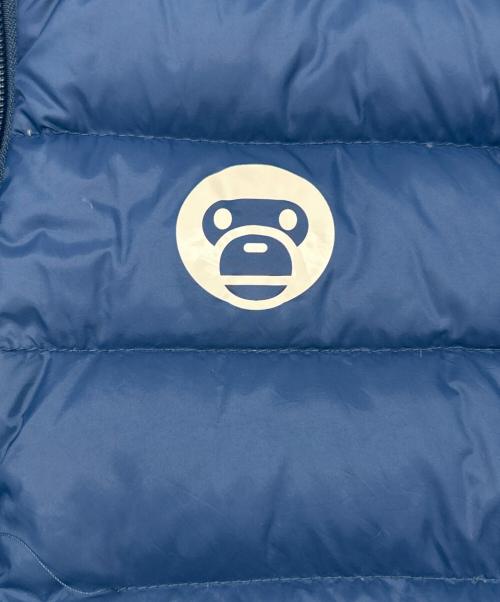 BAPE KIDS（ベイプキッズ）BAPE KIDS (ベイプキッズ) ダウンジャケット ブルー サイズ:130cmの古着・服飾アイテム
