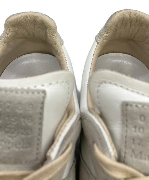 Maison Margiela（メゾンマルジェラ）Maison Margiela (メゾンマルジェラ) ローカットスニーカー ホワイト×グレー サイズ:42の古着・服飾アイテム