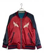 JOURNAL STANDARDジャーナルスタンダード）の古着「スカジャン」｜ブルー×レッド