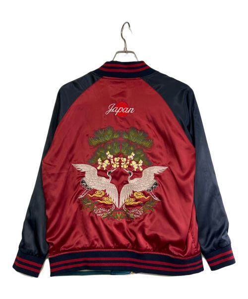 JOURNAL STANDARD（ジャーナルスタンダード）JOURNAL STANDARD (ジャーナルスタンダード) スカジャン ブルー×レッド サイズ:2XLの古着・服飾アイテム