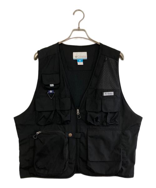 Columbia（コロンビア）Columbia (コロンビア) HOUYHNHM Fishing Club (フイナム フィッシング クラブ) ゴールドクリークベスト ブラック サイズ:Sの古着・服飾アイテム