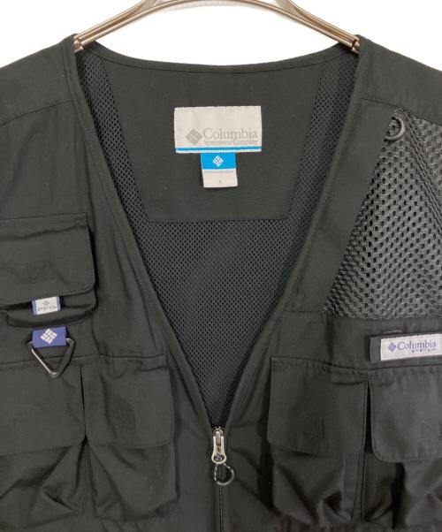 Columbia（コロンビア）Columbia (コロンビア) HOUYHNHM Fishing Club (フイナム フィッシング クラブ) ゴールドクリークベスト ブラック サイズ:Sの古着・服飾アイテム