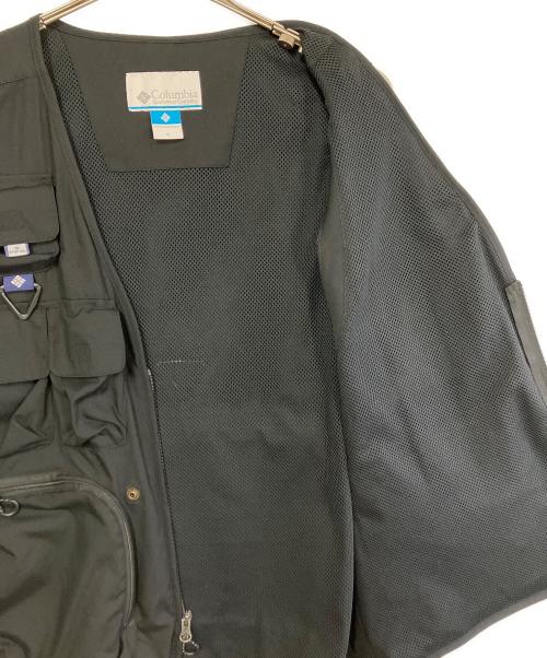 Columbia（コロンビア）Columbia (コロンビア) HOUYHNHM Fishing Club (フイナム フィッシング クラブ) ゴールドクリークベスト ブラック サイズ:Sの古着・服飾アイテム