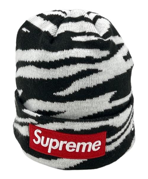 SUPREME（シュプリーム）Supreme (シュプリーム) New Era (ニューエラ) ボックスロゴビーニー ホワイト×ブラックの古着・服飾アイテム