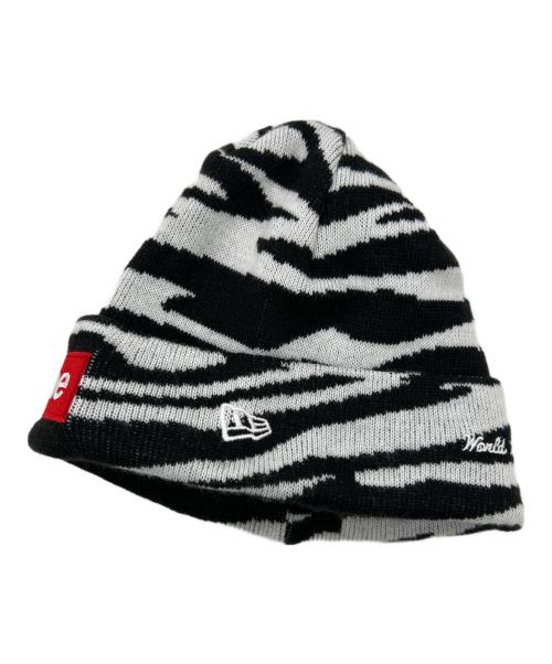 SUPREME（シュプリーム）Supreme (シュプリーム) New Era (ニューエラ) ボックスロゴビーニー ホワイト×ブラックの古着・服飾アイテム
