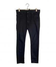 DSQUARED2（ディースクエアード）の古着「デニムパンツ」｜ブラック
