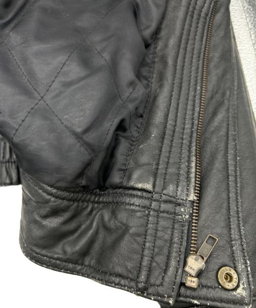 M.T. LEGEND（エムティーレジェンド）M.T. LEGEND (エムティーレジェンド) レザージャケット ブラック サイズ:SIZE Lの古着・服飾アイテム