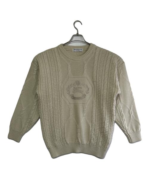 BURBERRY LONDON（バーバリーロンドン）BURBERRY LONDON (バーバリーロンドン) 厚手ニット アイボリー サイズ:SIZE Mの古着・服飾アイテム