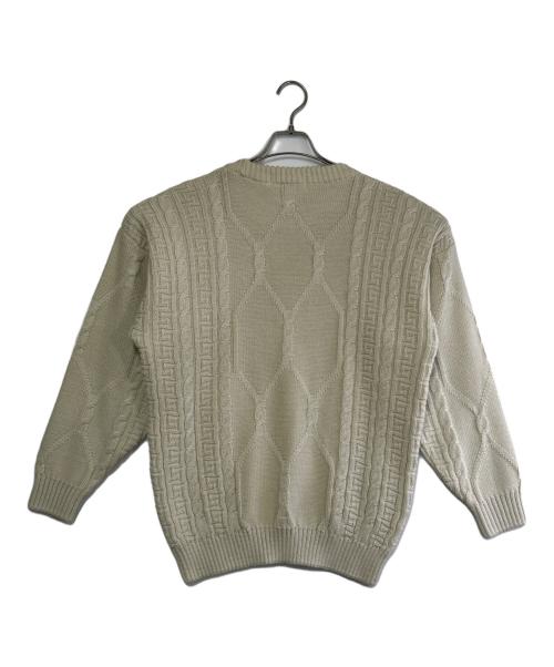 BURBERRY LONDON（バーバリーロンドン）BURBERRY LONDON (バーバリーロンドン) 厚手ニット アイボリー サイズ:SIZE Mの古着・服飾アイテム