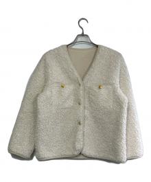 JOURNAL STANDARD relume（ジャーナルスタンダード レリューム）の古着「ボアジャケット」｜アイボリー