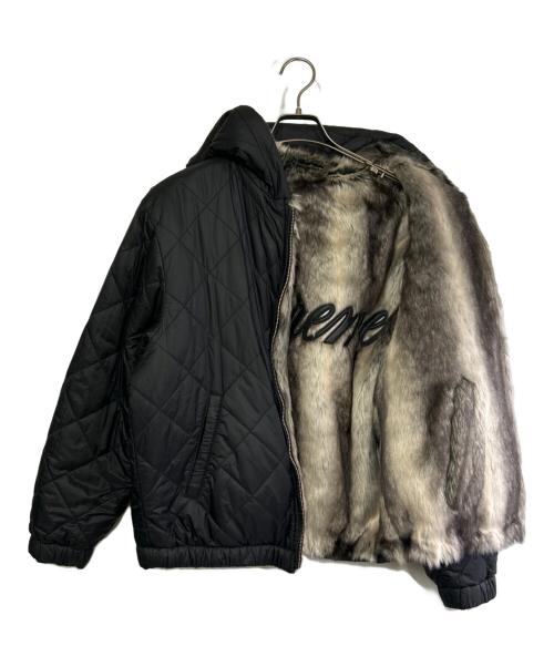 SUPREME（シュプリーム）Supreme (シュプリーム) Faux Fur Reversible Hooded Jacket ブラウン サイズ:SIZE Sの古着・服飾アイテム