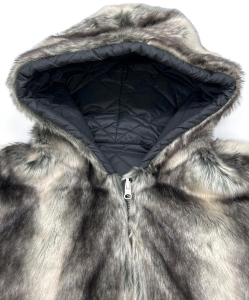 SUPREME（シュプリーム）Supreme (シュプリーム) Faux Fur Reversible Hooded Jacket ブラウン サイズ:SIZE Sの古着・服飾アイテム