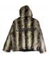 Supreme (シュプリーム) Faux Fur Reversible Hooded Jacket ブラウン サイズ:SIZE S：40000円