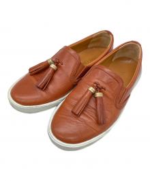 JIMMY CHOO（ジミーチュウ）の古着「フラットパンプス」｜ブラウン