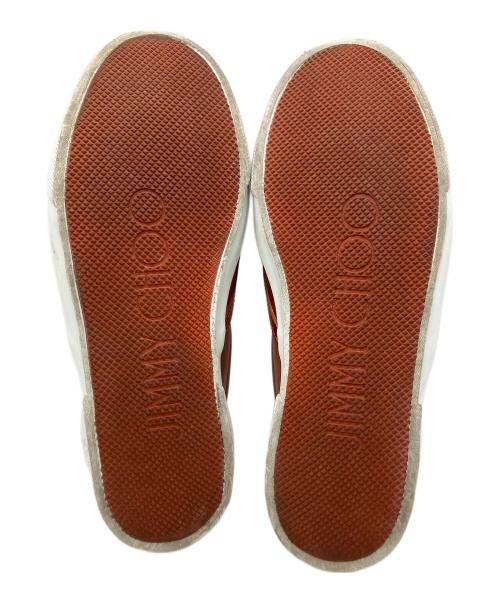 JIMMY CHOO（ジミーチュウ）JIMMY CHOO (ジミーチュウ) フラットパンプス ブラウン サイズ:23.5㎝の古着・服飾アイテム