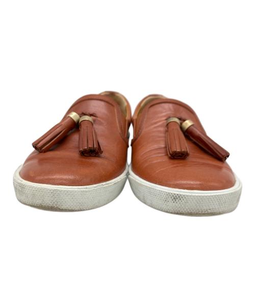 JIMMY CHOO（ジミーチュウ）JIMMY CHOO (ジミーチュウ) フラットパンプス ブラウン サイズ:23.5㎝の古着・服飾アイテム