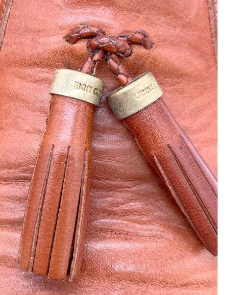 JIMMY CHOO（ジミーチュウ）JIMMY CHOO (ジミーチュウ) フラットパンプス ブラウン サイズ:23.5㎝の古着・服飾アイテム