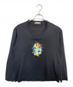 RIELABO×NICOLE CLUB FOR MENリエラボ×ニコルクラブフォーメン）の古着「長袖Tシャツ」｜ブラック