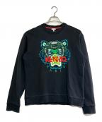 KENZOケンゾー）の古着「刺繍スウェット」｜ブラック