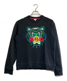 KENZO（ケンゾー）の古着「刺繍スウェット」｜ブラック