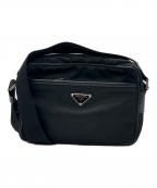 PRADAプラダ）の古着「ナイロンショルダーバッグ」｜ブラック