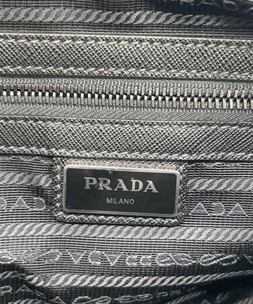 PRADA（プラダ）PRADA (プラダ) ナイロンショルダーバッグ ブラックの古着・服飾アイテム