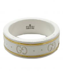 GUCCI（グッチ）の古着「アイコンリング」｜ホワイト×ゴールド